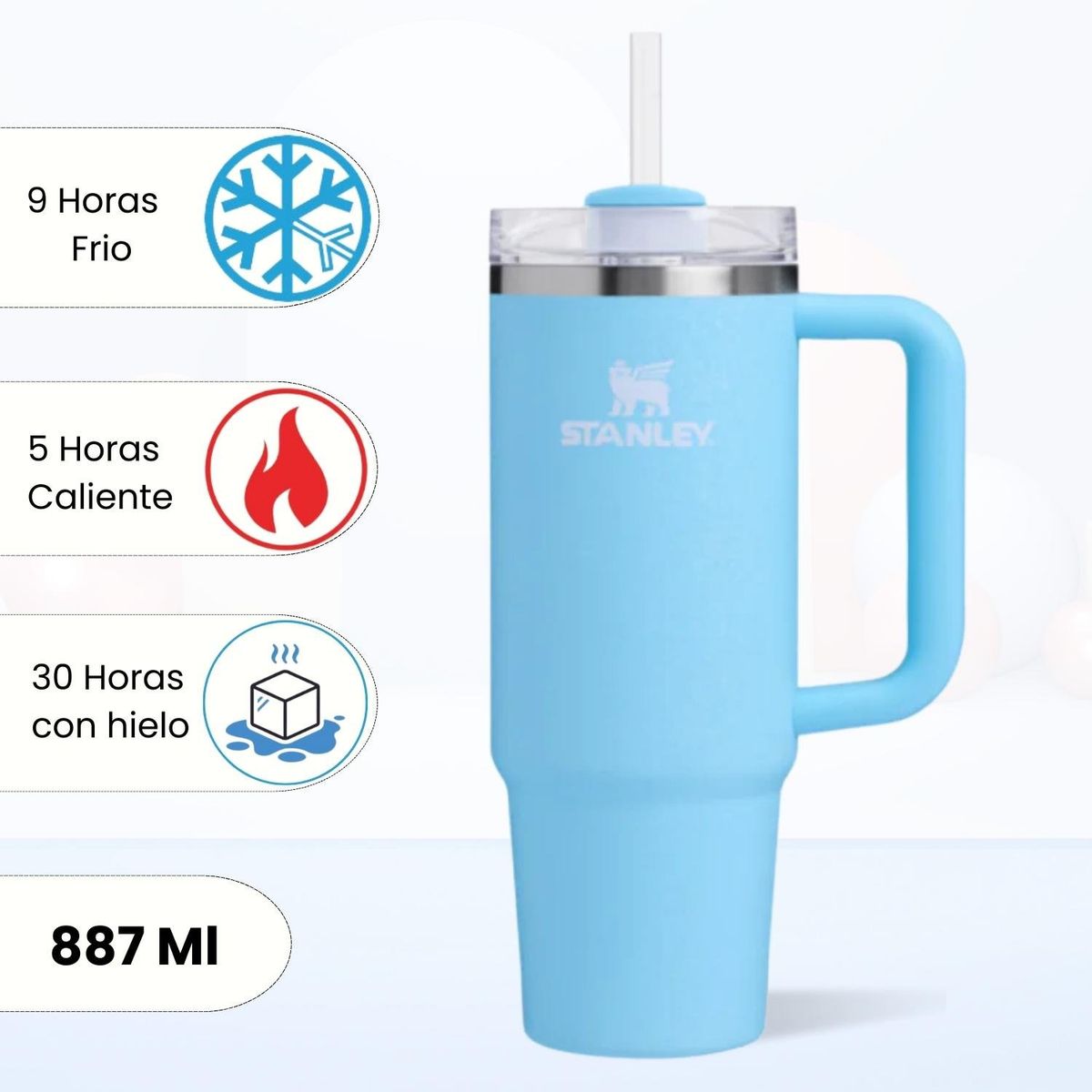 STANLEY - Quencher H20 Adventure Pawer blue Crush Stanley 887 ML