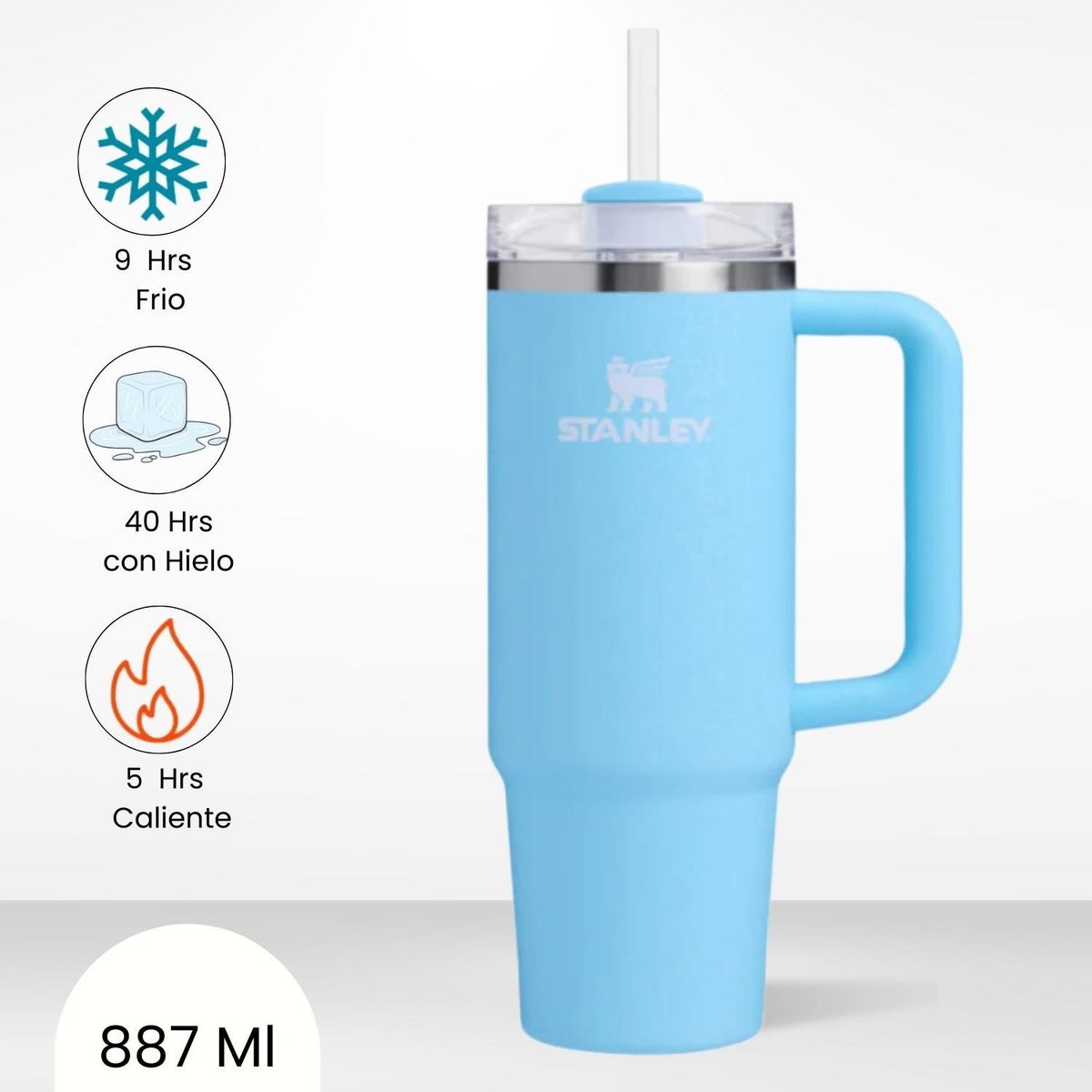 STANLEY - Quencher H20 Adventure Pawer blue Crush Stanley 887 ML