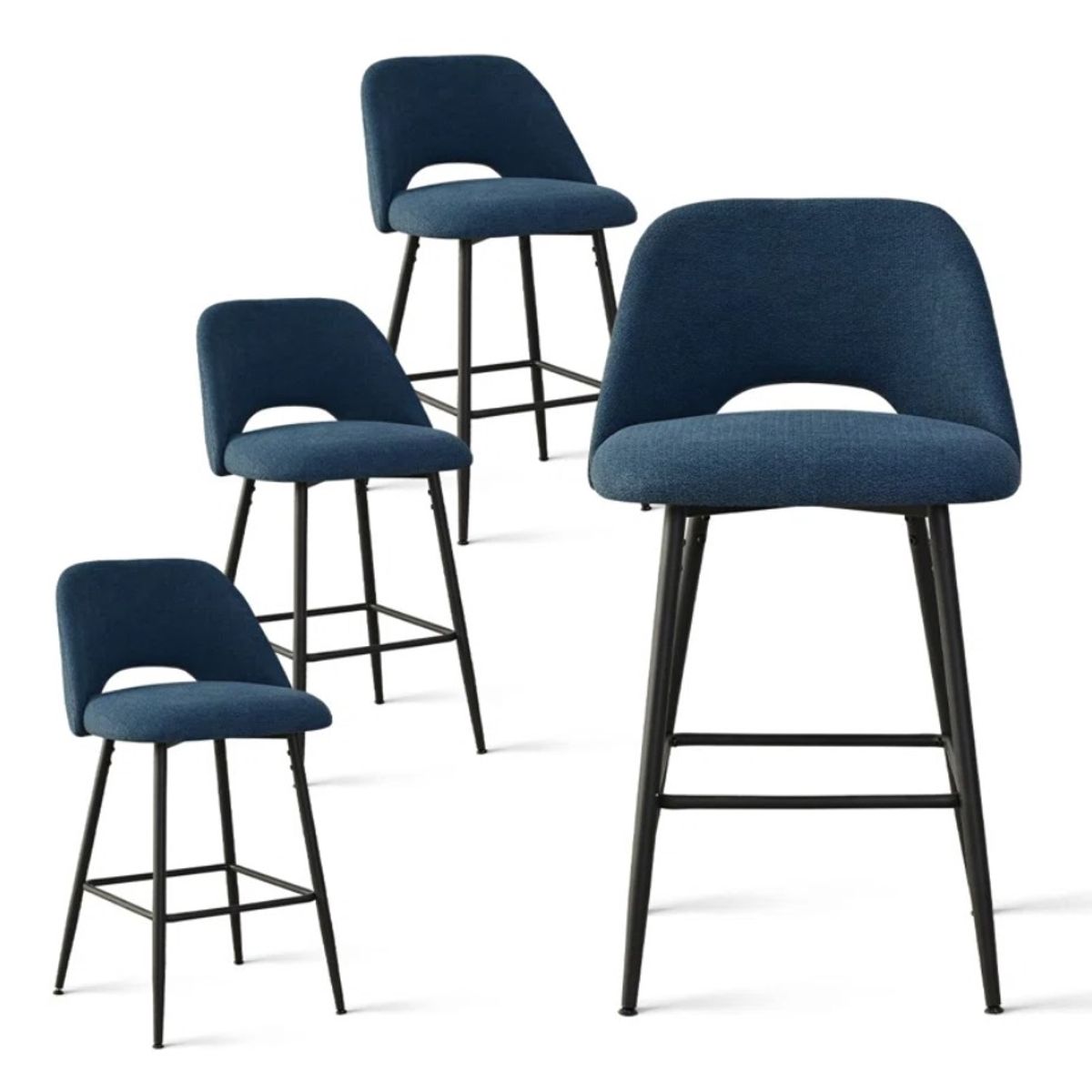 VENTITAS HOME - Banco de bar Blue Ventitas home Azul Marino