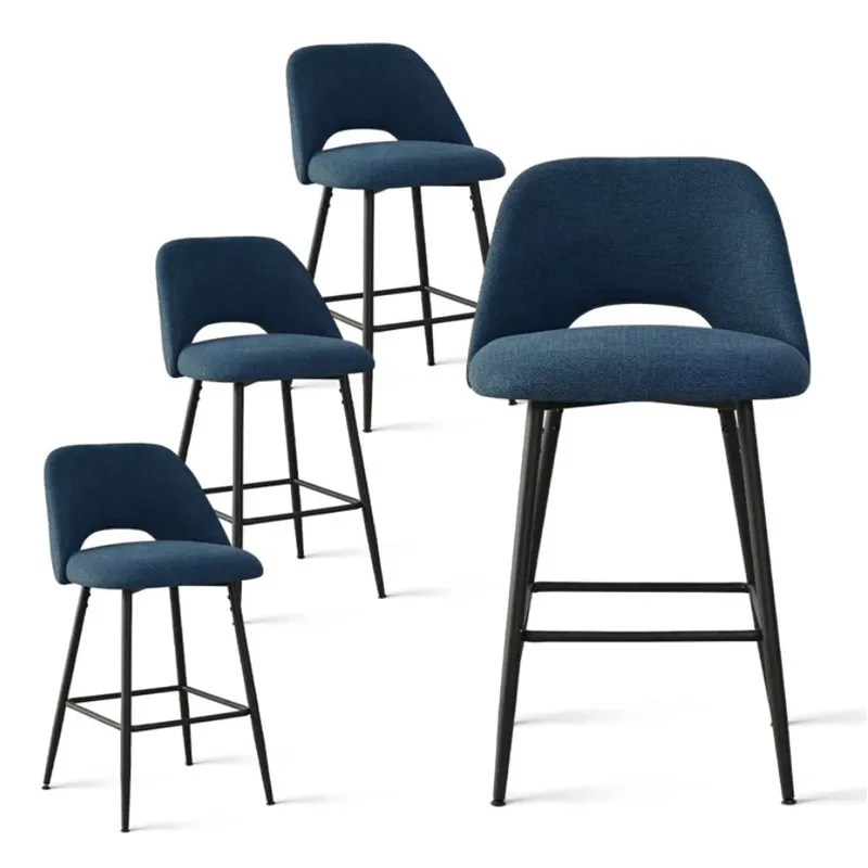 VENTITAS HOME - Banco de bar Blue Ventitas home Azul Marino