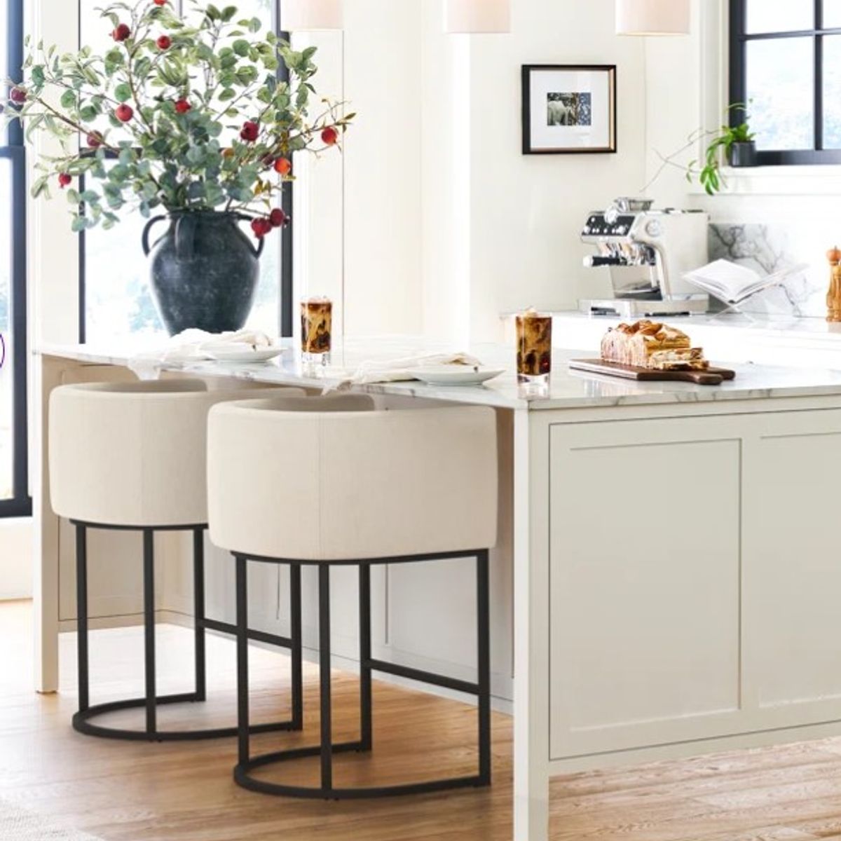 VENTITAS HOME - Banco de bar Renly Ventitas home Blanco