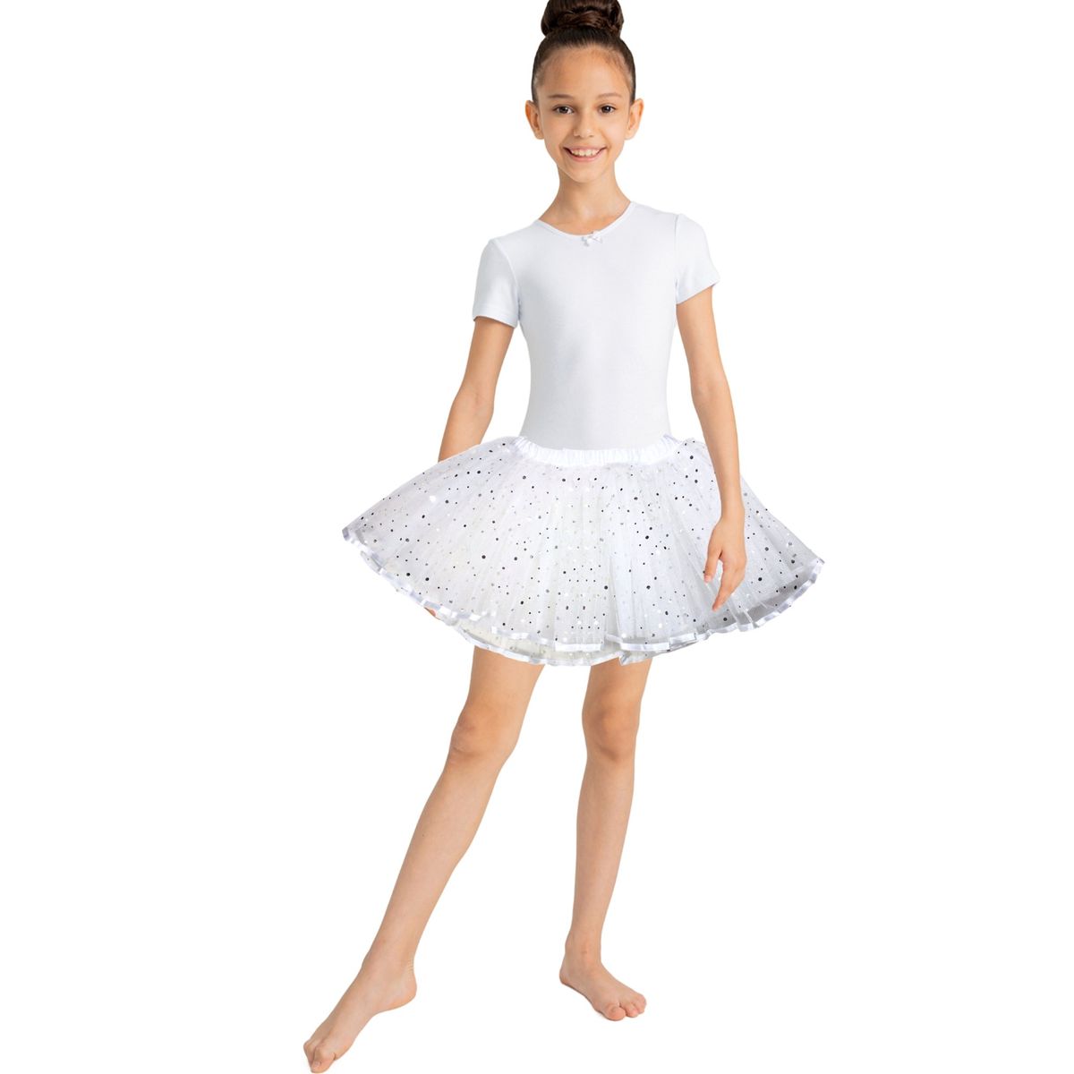 NACIONAL - Tutú Dos Capas para Ballet - Blanco