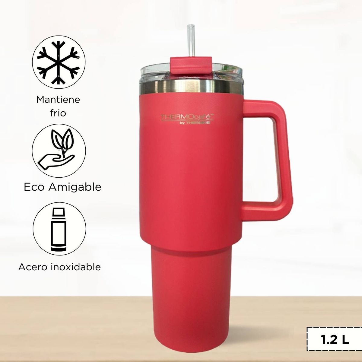 THERMOS - Termo Para Bebida Fresher 1.2 L Rosa