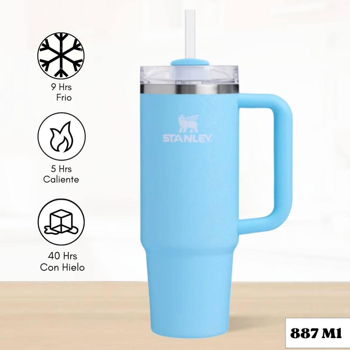 STANLEY - Quencher H20 Adventure Pawer blue Crush Stanley 887 ML