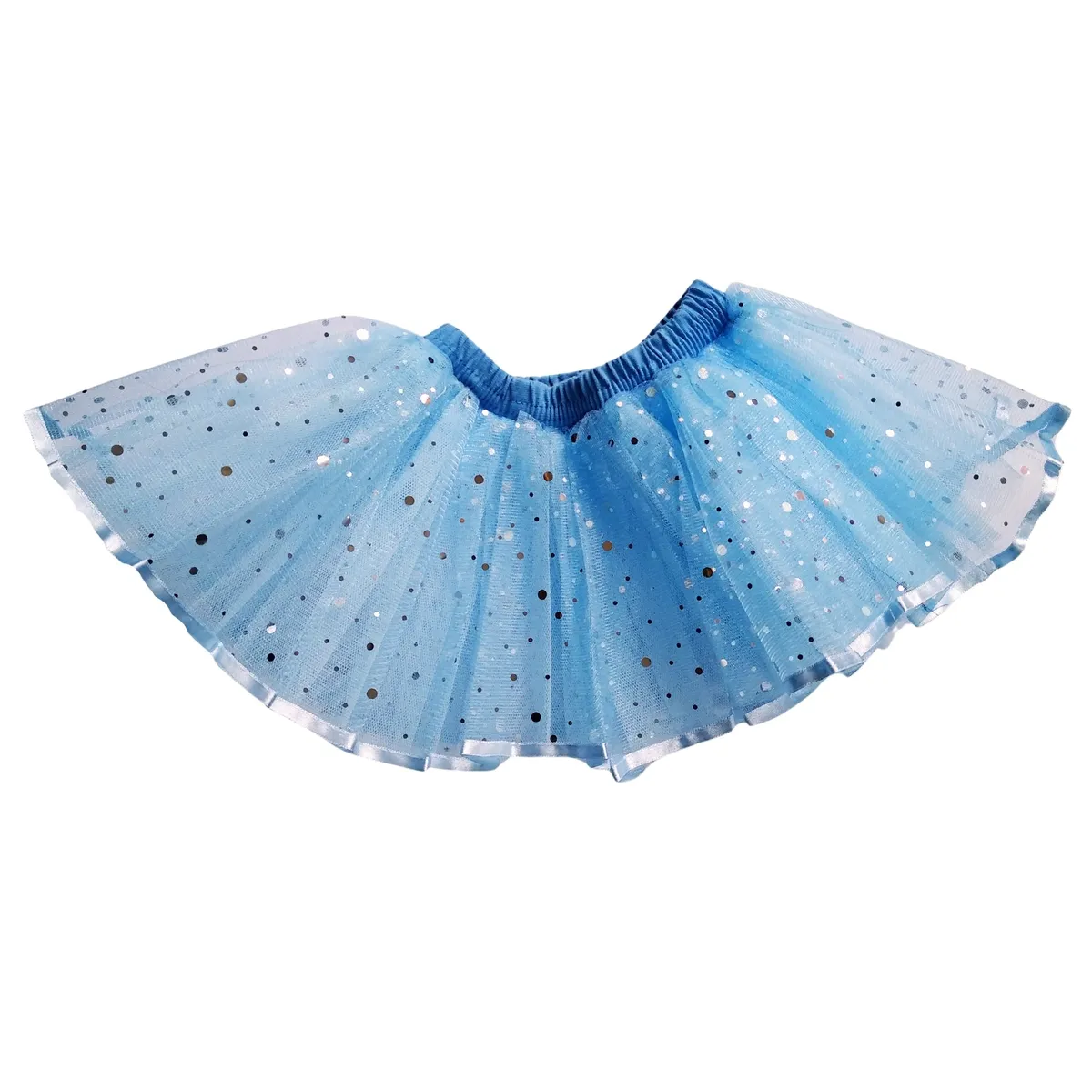 NACIONAL - Tutú Dos Capas para Ballet - Celeste