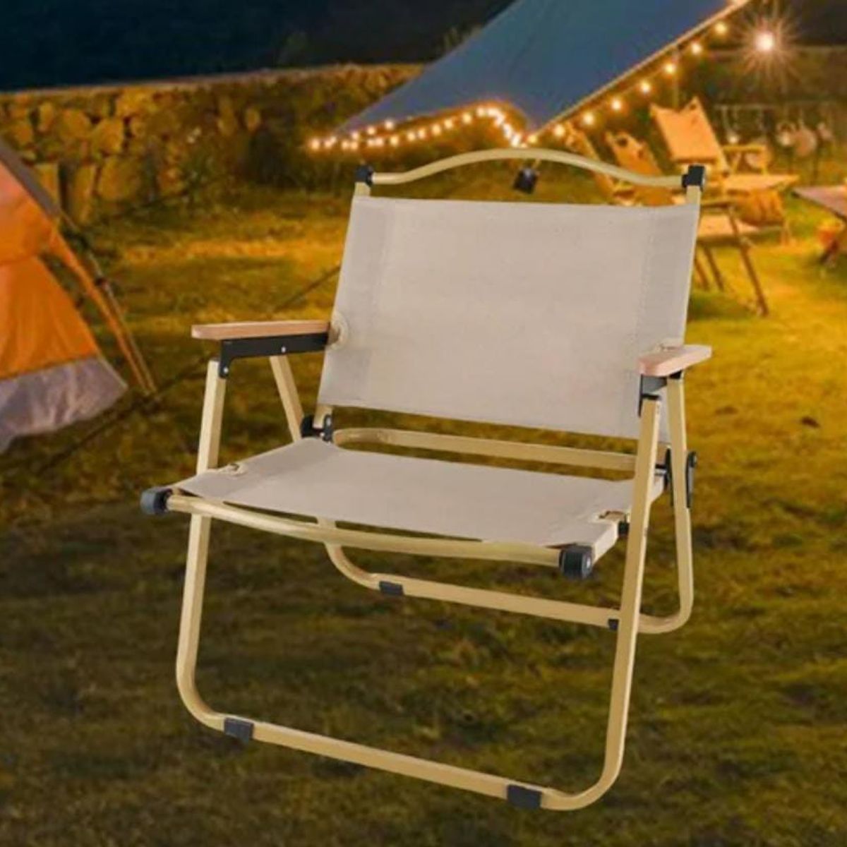 GENERICO - SILLA PLEGABLE PORTÁTIL PARA TERRAZA PLAYA CAMPING PISCINA SUPER LIGERA