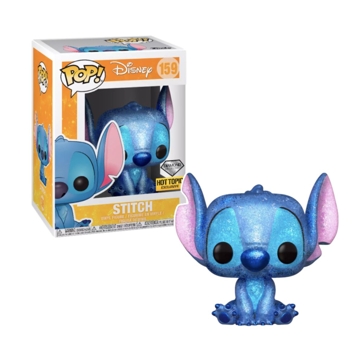 FUNKO - Stitch Diamond Funko Pop 159 Exclusivo Lilo y Stitch