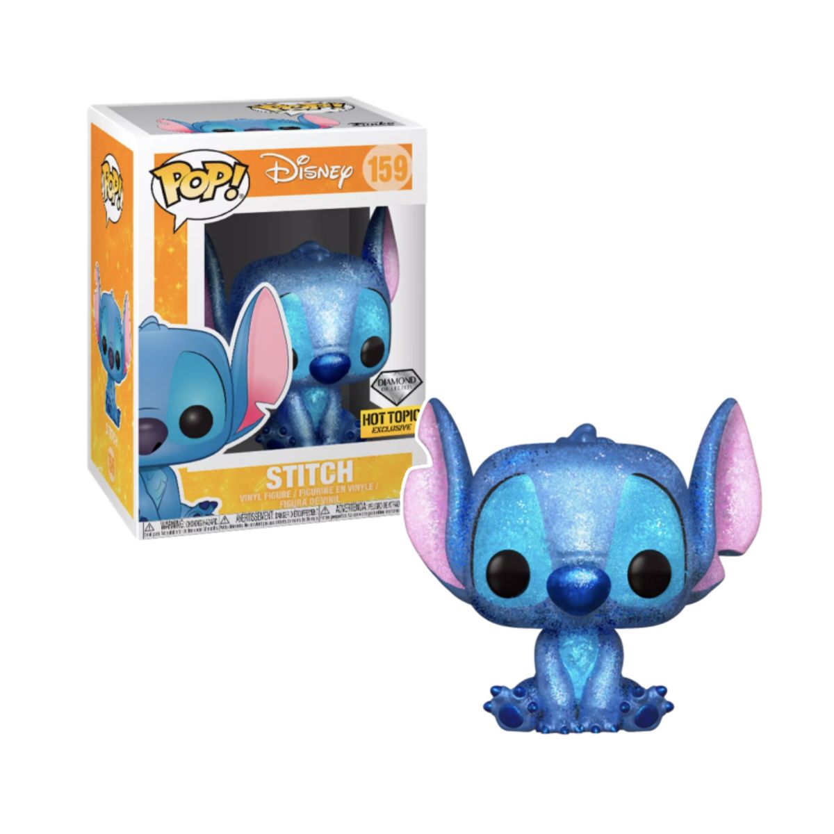 FUNKO - Stitch Diamond Funko Pop 159 Exclusivo Lilo y Stitch