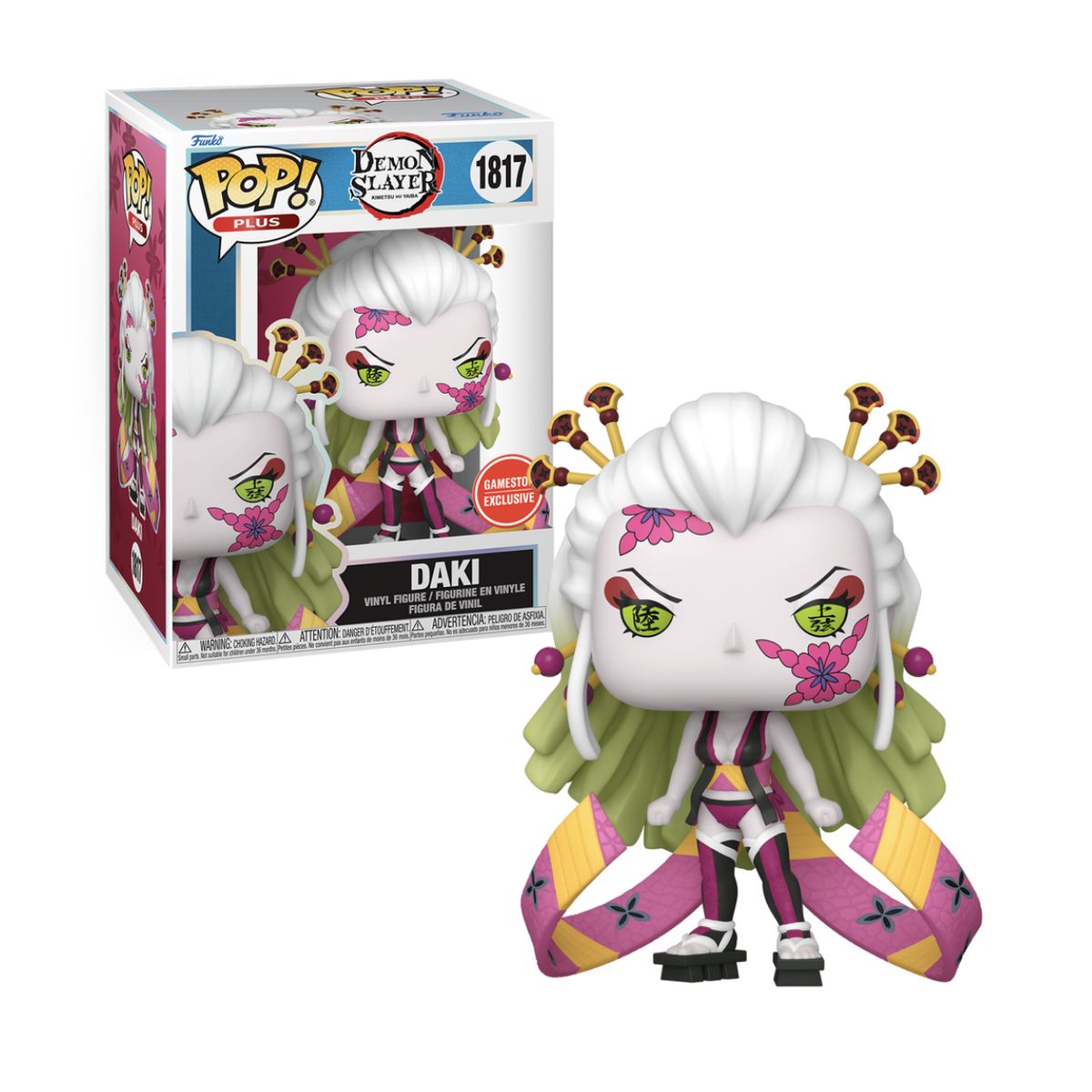 FUNKO - Daki Plus Funko Pop 1817 Demon Slayer Exclusivo Original