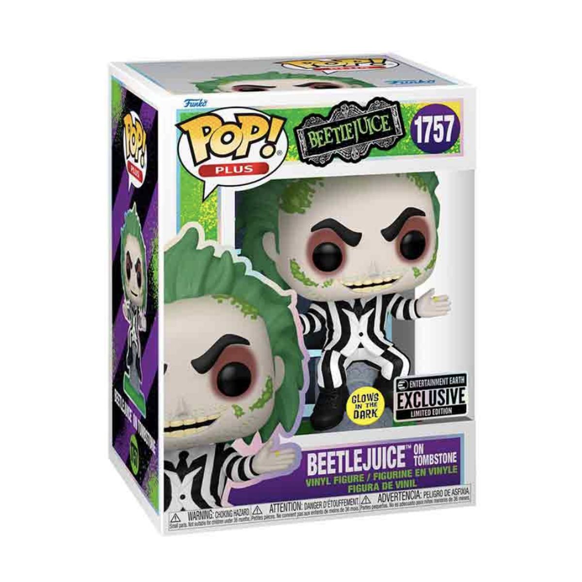 FUNKO - Beetlejuice en Tumba Funko Pop 1757 Glow in the Dark