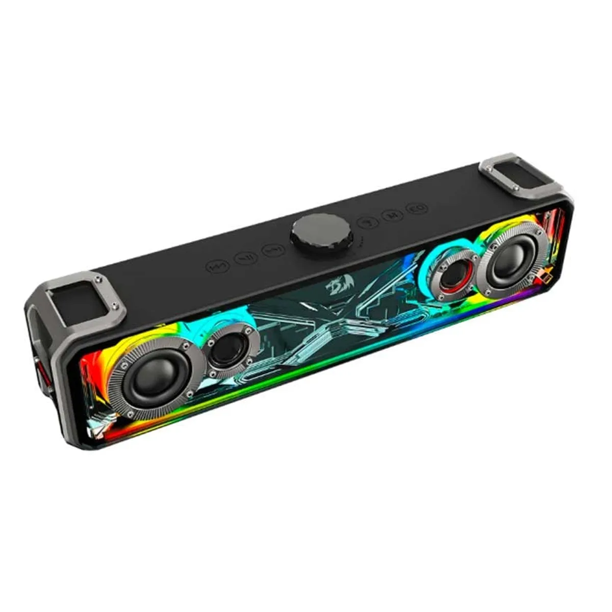 REDRAGON - Parlante Redragon SURGE GS817 RGB 30W Bluetooth Estéreo Ecualizador