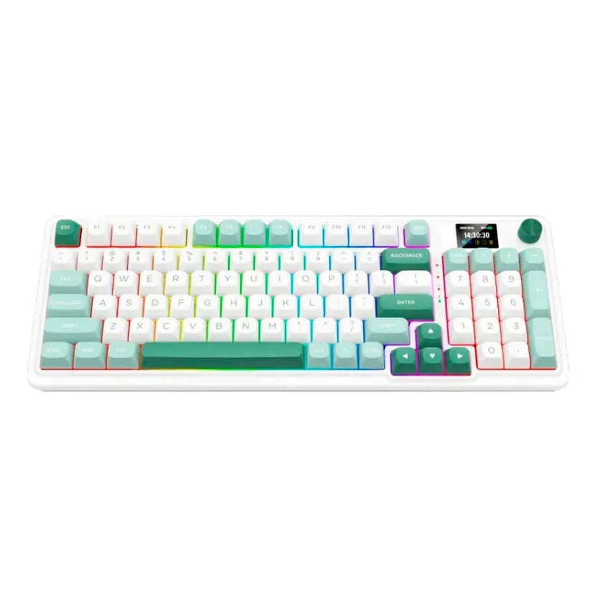 REDRAGON - Teclado Redragon GALATIN PRO-RGB Wireless Switch Verde 96% RGB