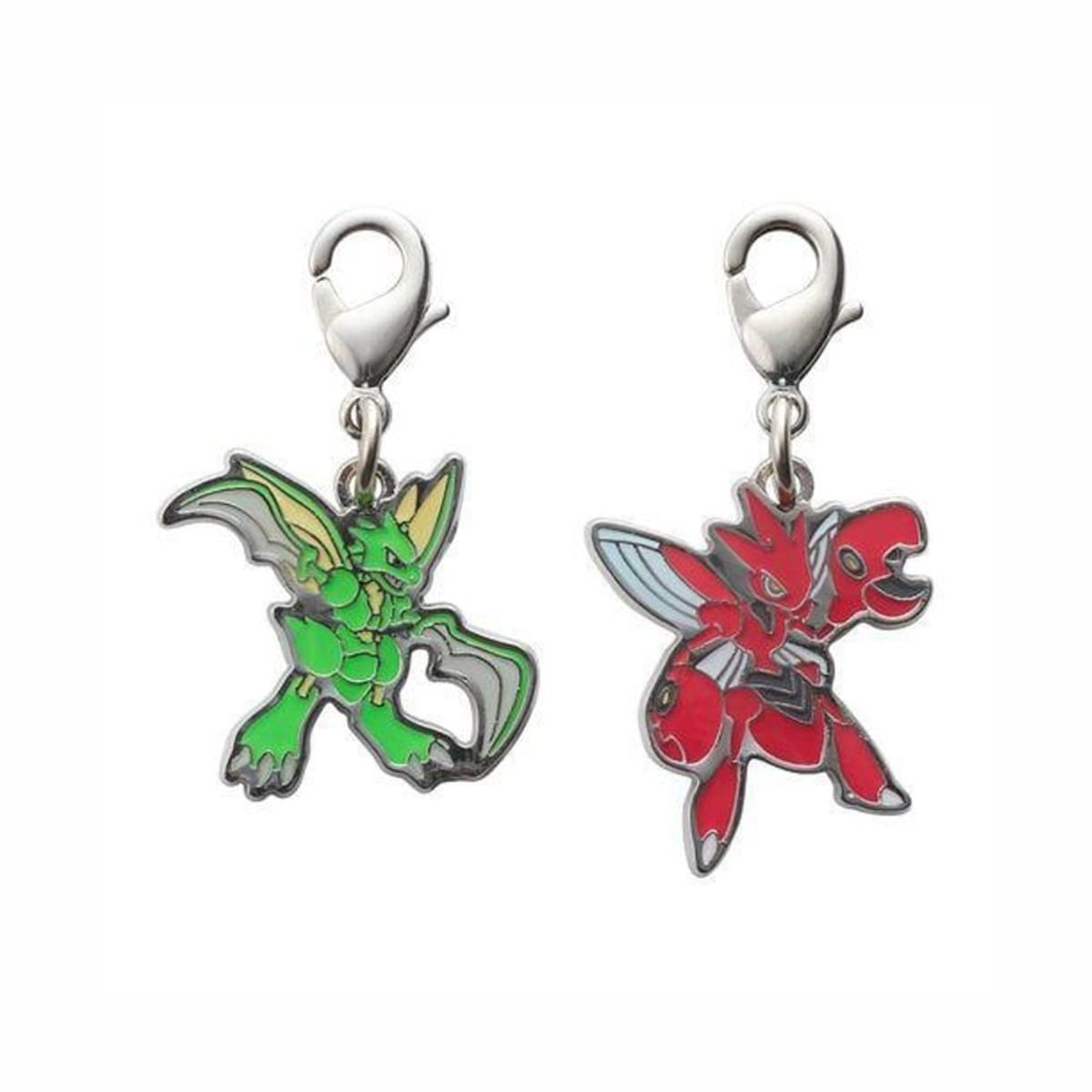 POKEMON - Pokemon Center Scyther Scizor Llavero Metal Japon