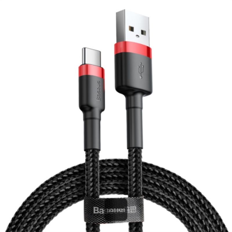 BASEUS - Cable Tipo C a USB 2metros 2A Carga Rápida Baseus