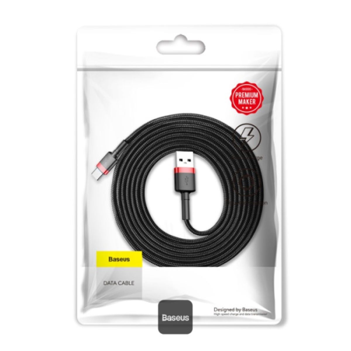 BASEUS - Cable Tipo C a USB 2metros 2A Carga Rápida Baseus