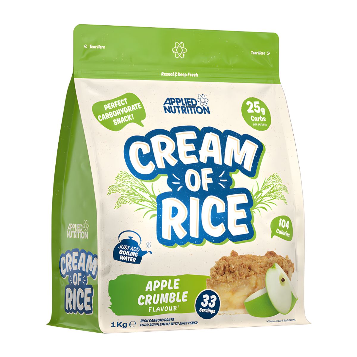 Applied Nutrition - Crema de Arroz Applied Nutrition 1 KG - Apple Crumble