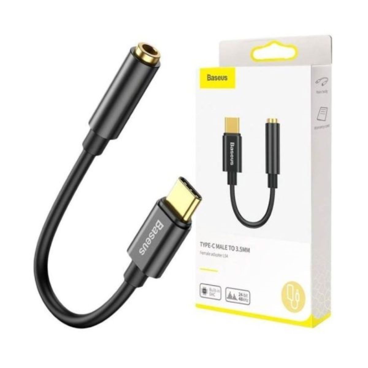 BASEUS - Adaptador Tipo C a Jack 35mm Baseus