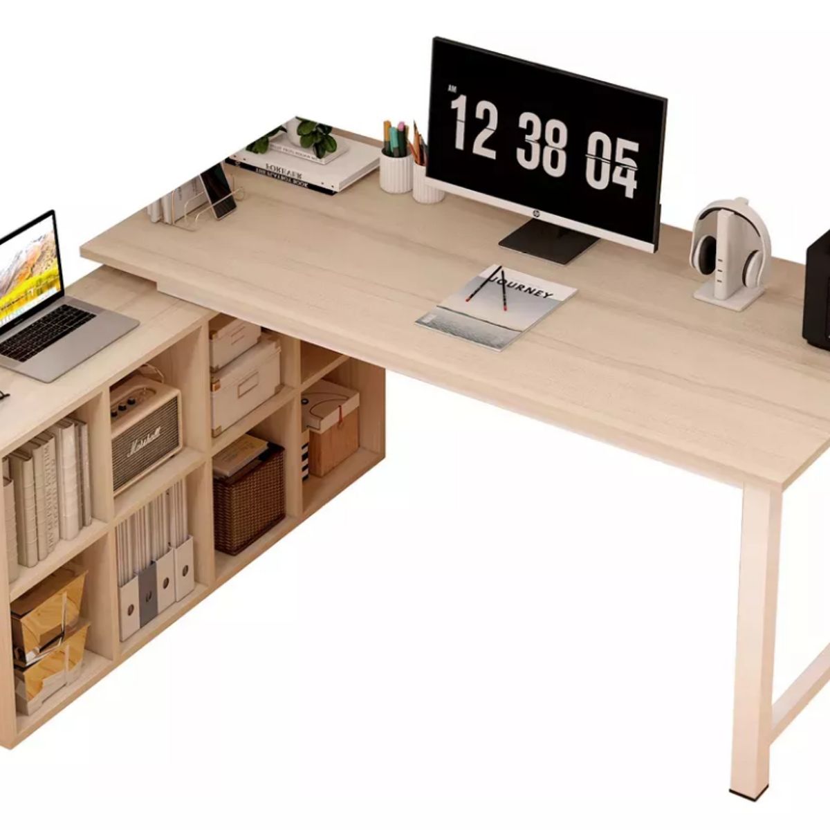 NACION MUEBLES - ESCRITORIO NACION MUEBLES WYWM COLOR MADERA