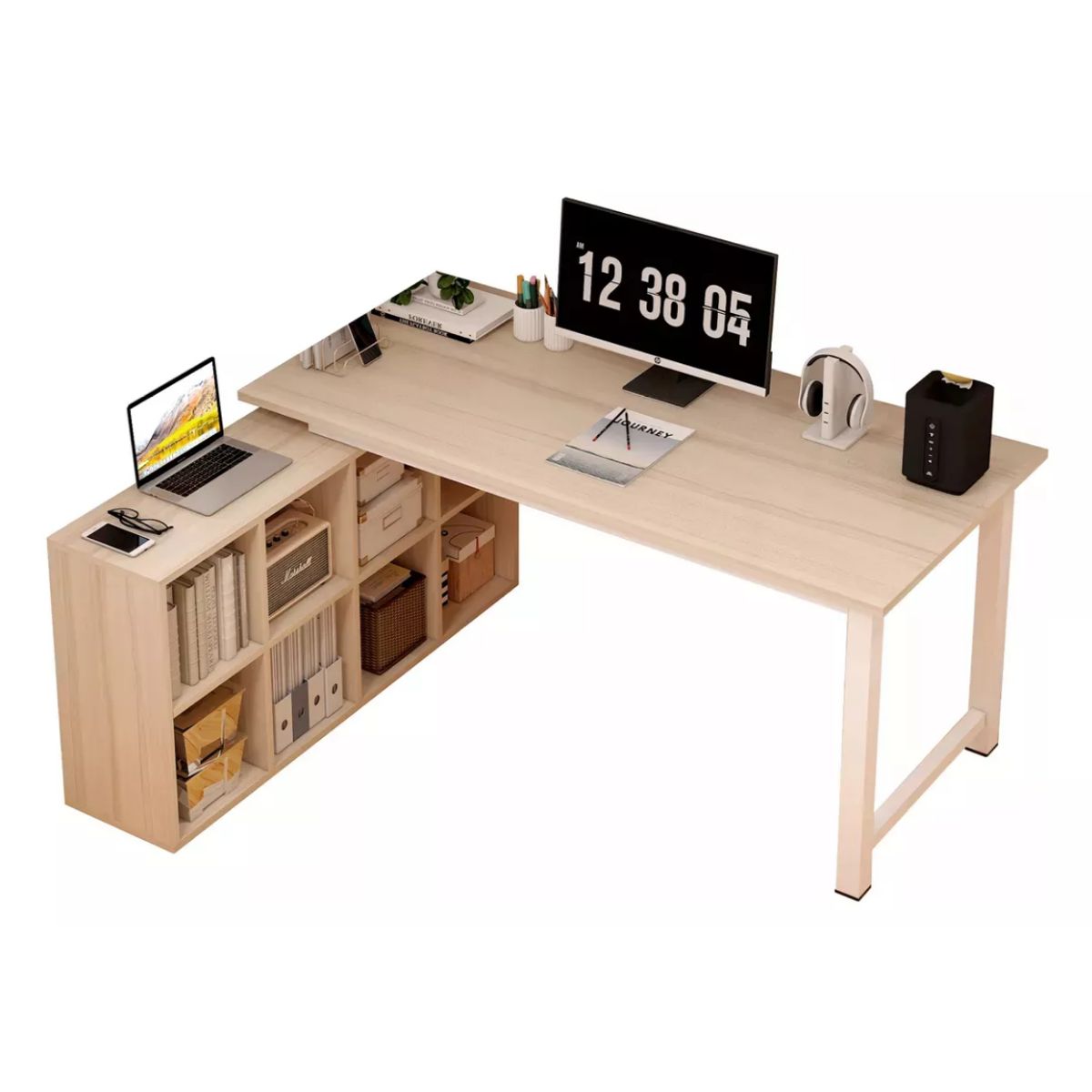 NACION MUEBLES - ESCRITORIO NACION MUEBLES WYWM COLOR MADERA