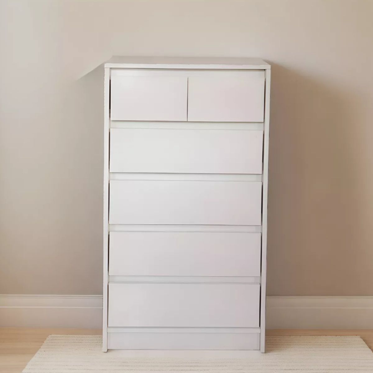 NACION MUEBLES - COMODA NACION MUEBLES CLF COLOR BLANCO