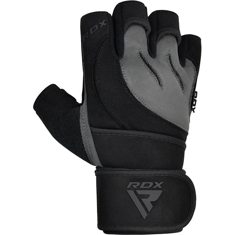 RDX - Guantes para Levantamiento de Pesas L4 Gris - M