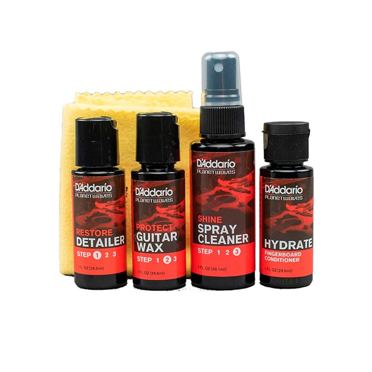 DADDARIO - Kit de limpieza para guitarra Daddario PW-GCB-01