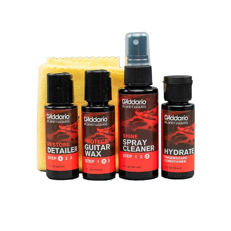 DADDARIO - Kit de limpieza para guitarra Daddario PW-GCB-01