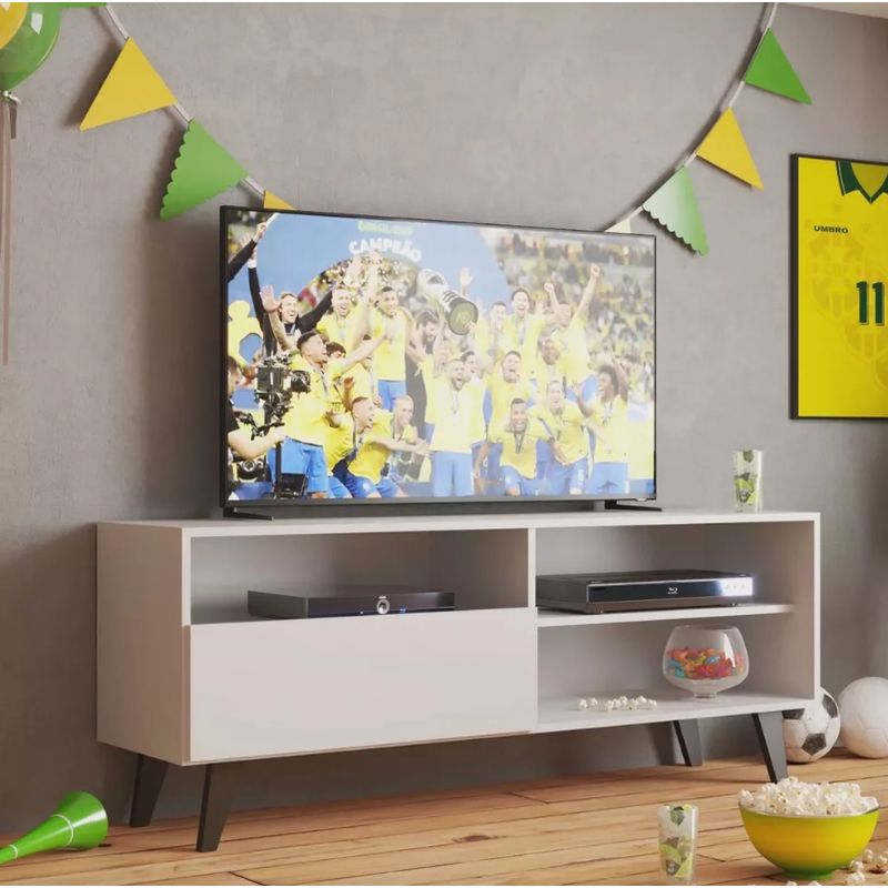 NACION MUEBLES - MUEBLE PARA TV NACION MUEBLES MMBZ COLOR BLANCO