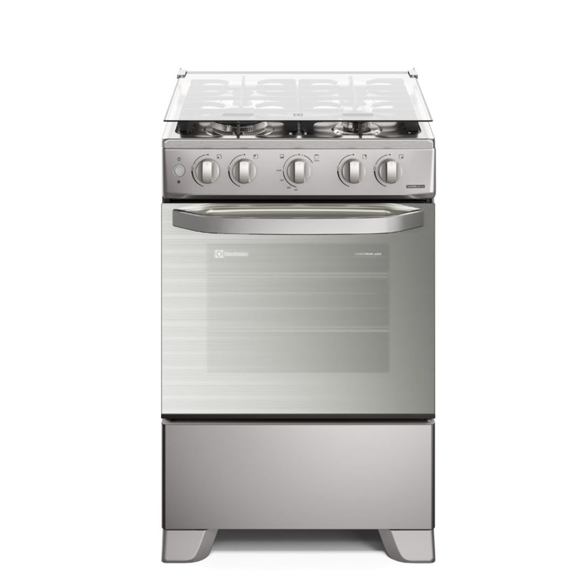 ELECTROLUX - Cocina Electrolux 4 Quemadores Efficient VaporBake y Triple Llama Silver FE4PMR