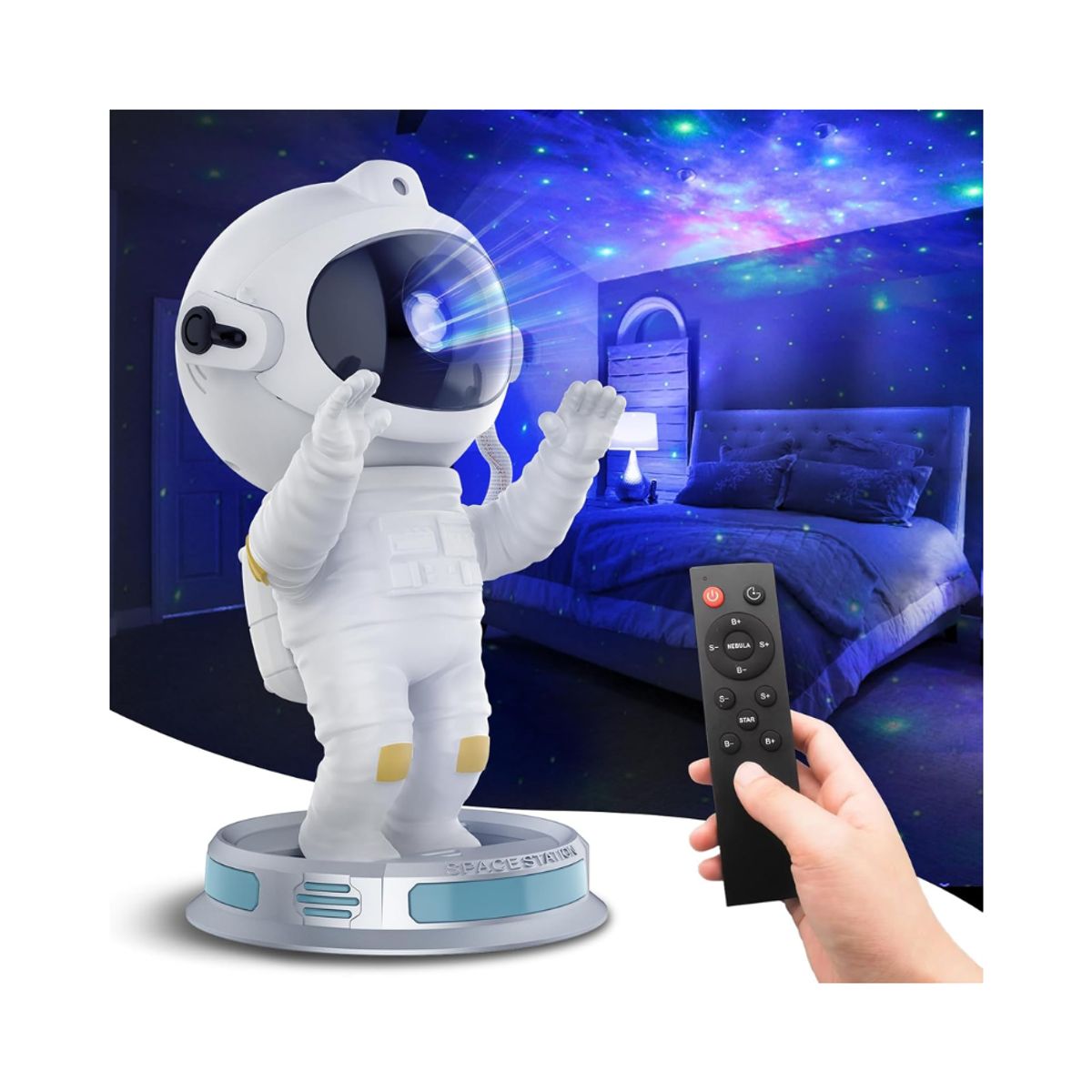 GENERICO - PROYECTOR ASTRONAUTA BASE ESPACIAL