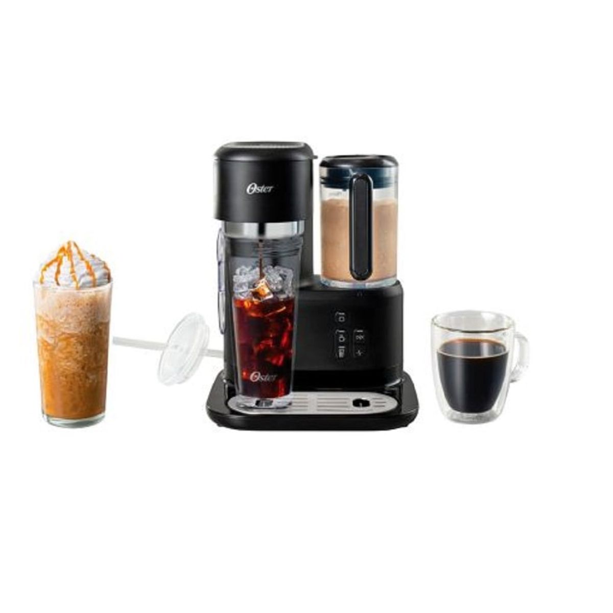 OSTER - Cafetera Frappé con Licuadora Oster BVSTDC03B Negro