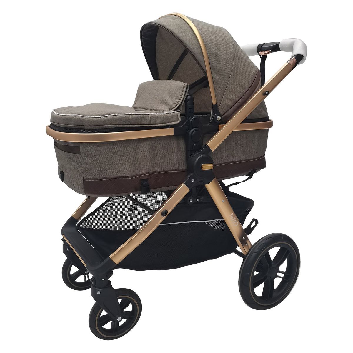 BABY KITS - Coche Cuna Moisés para Bebé NEO Beige