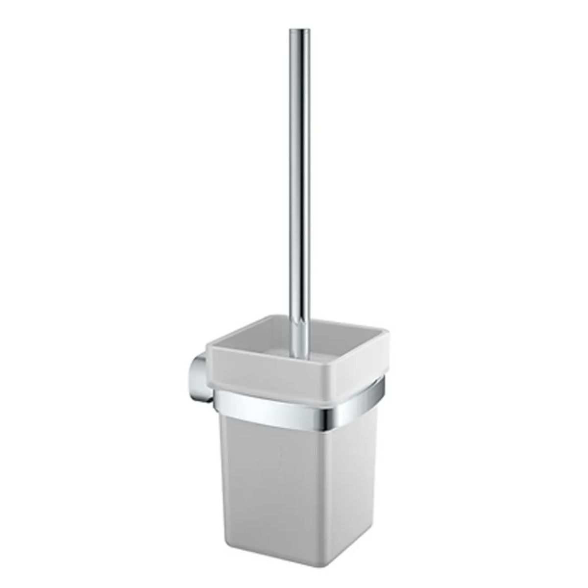 XM - PORTAESCOBILLA DE ACERO CON VIDRIO 6273