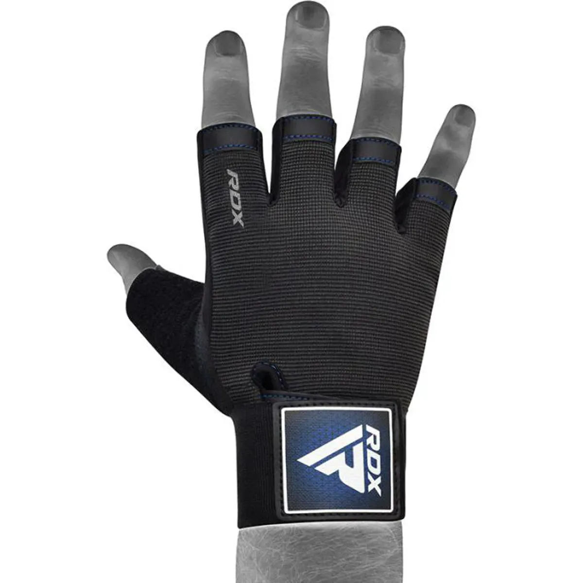 RDX - Guantes para Levantamiento de Pesas T2H Azul - M