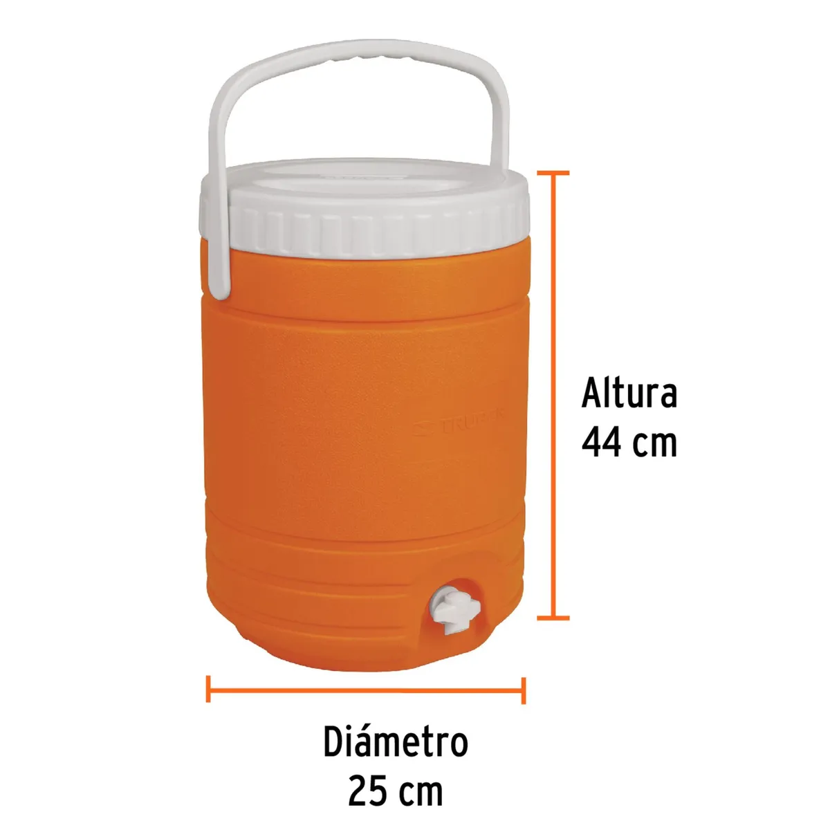 TRUPER - Combo cooler hielera 3 piezas uso rudo, Truper