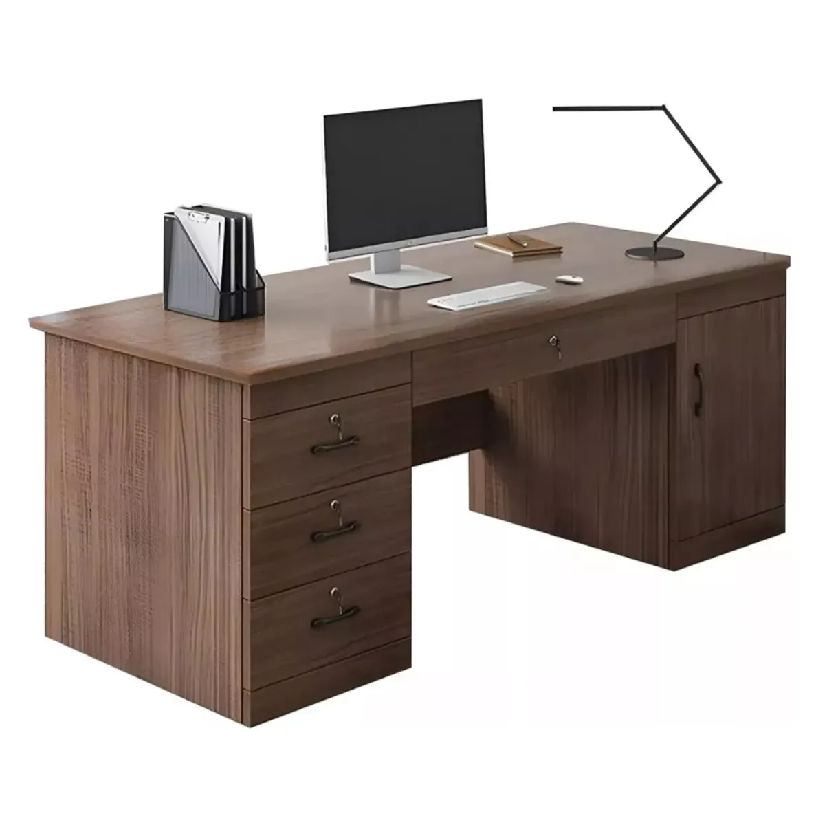 NACION MUEBLES - ESCRITORIO NACION MUEBLES XRN14 COLOR MARRÓN