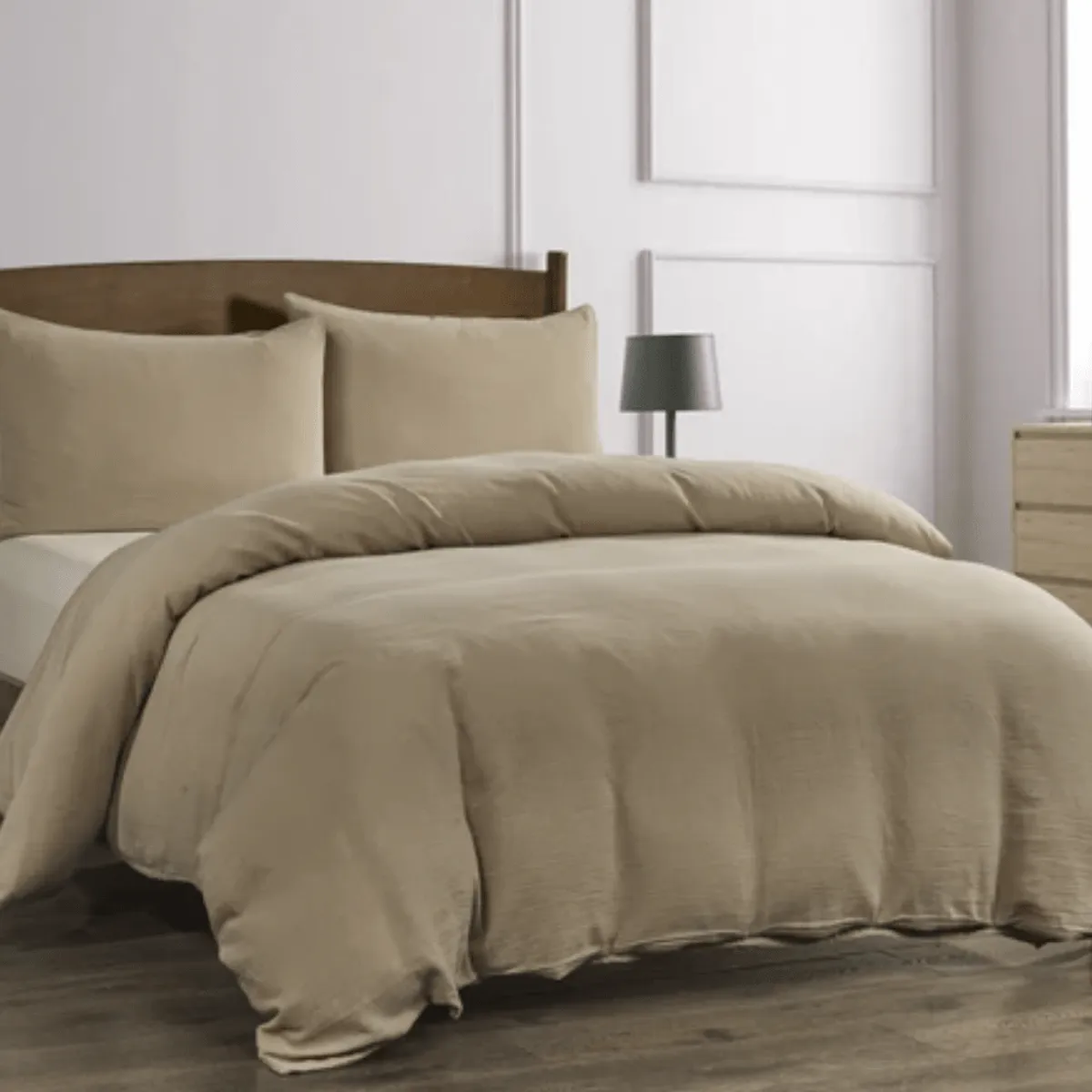 CLAUDIA RIVA HOME - Funda Edredón Muselina Beige