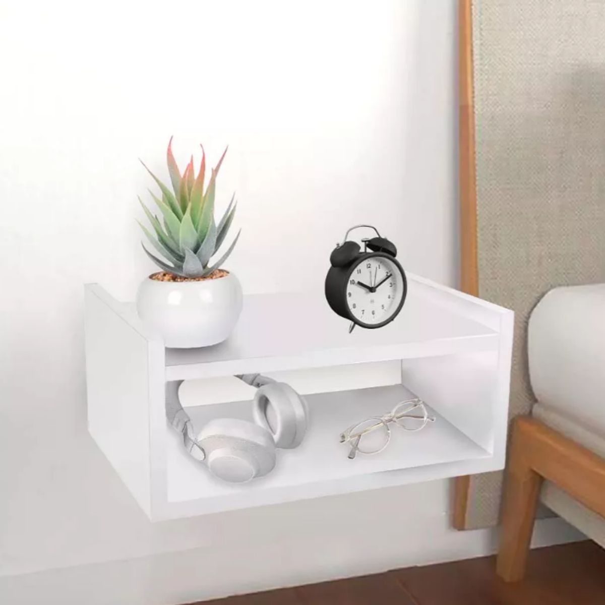 NACION MUEBLES - VELADOR NACION MUEBLES DUAL COLOR BLANCO