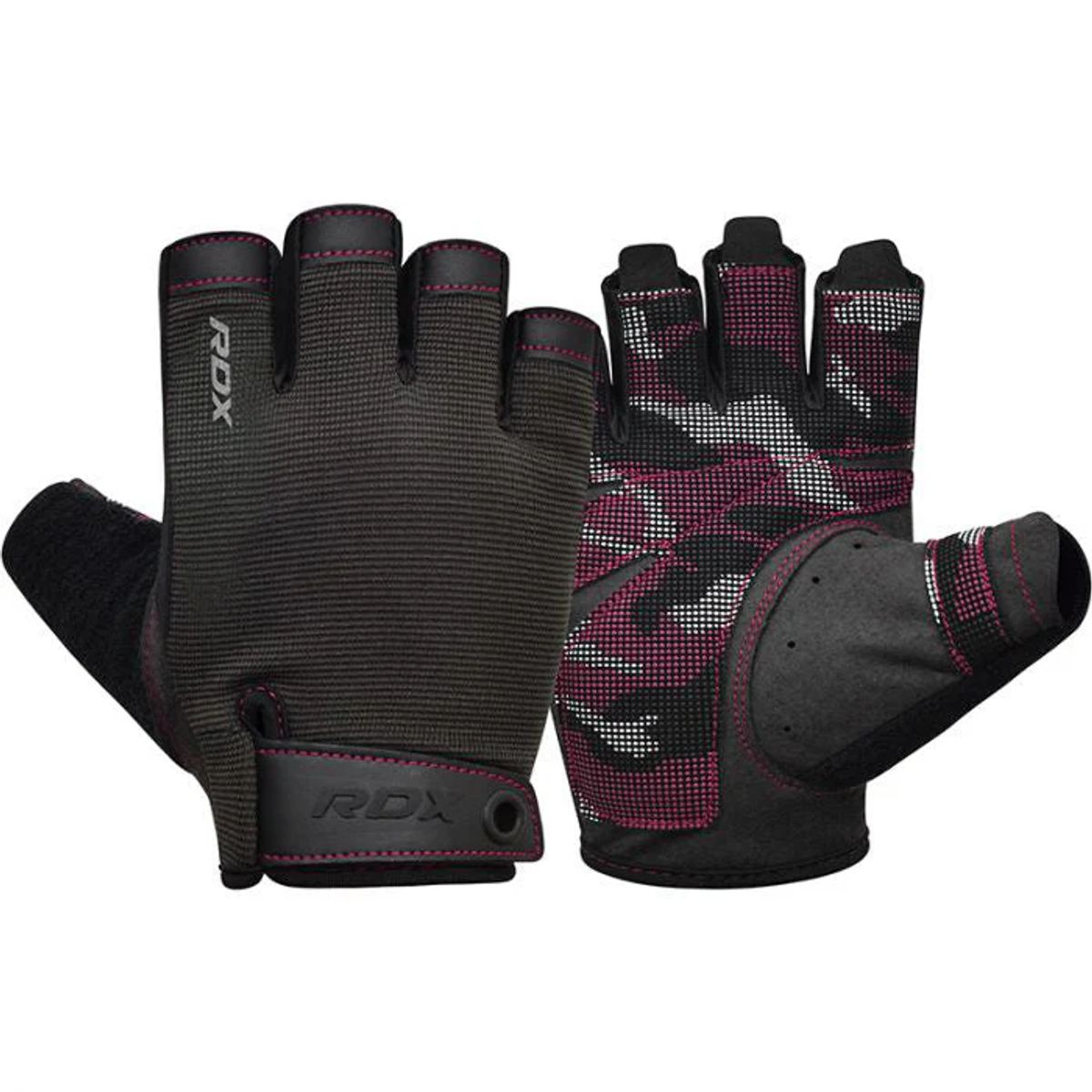 RDX - Guantes para Levantamiento de Pesas T2H Rosado - M