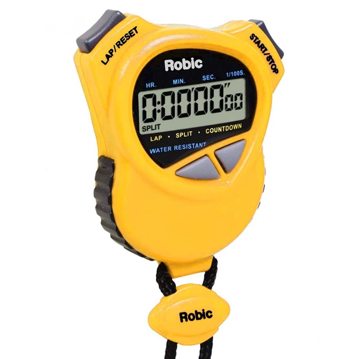 ROBIC - Cronómetro Robic 1000W Dedicado con Temporizador - Amarillo