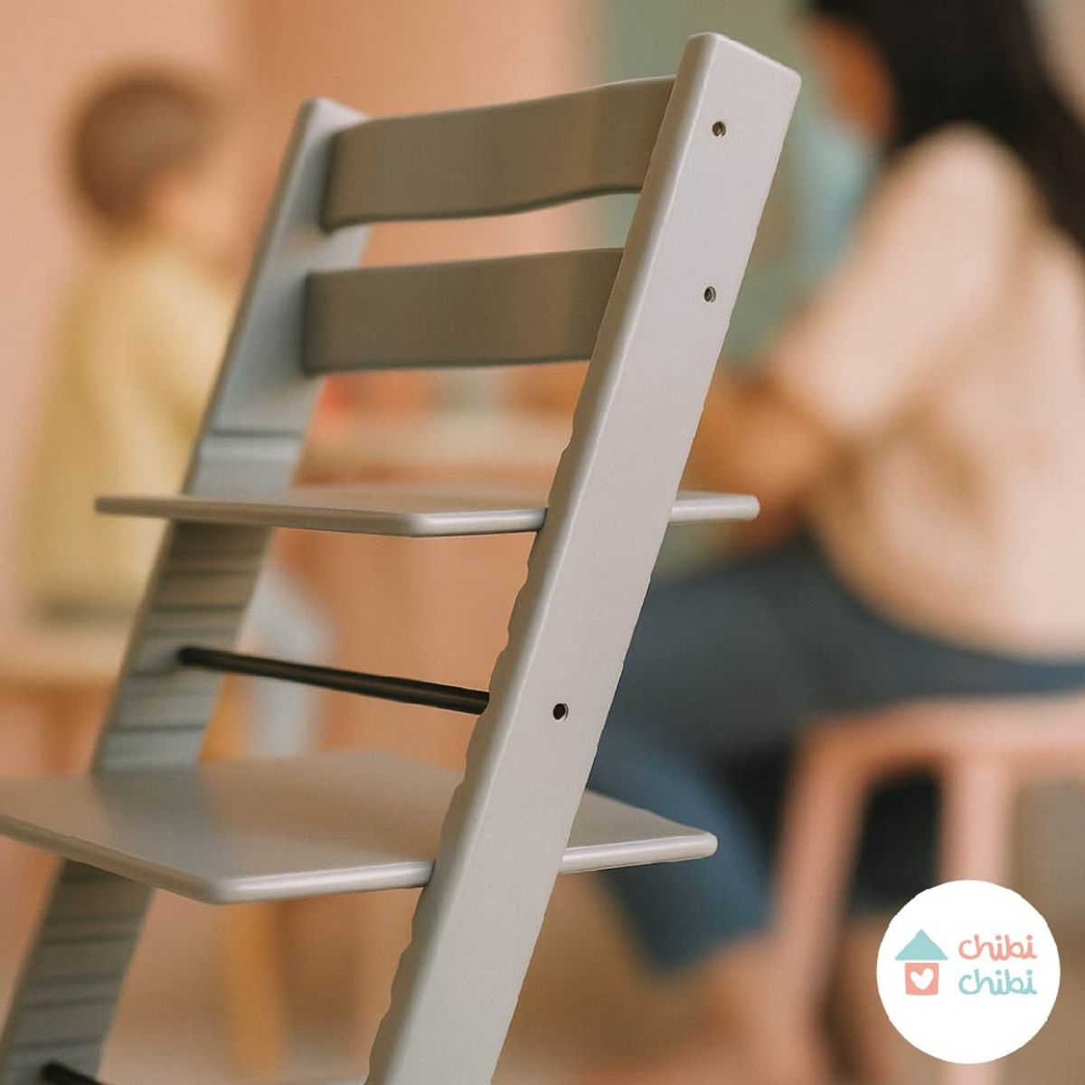 CHIBI CHIBI - Silla Evolutiva para comer - Gris