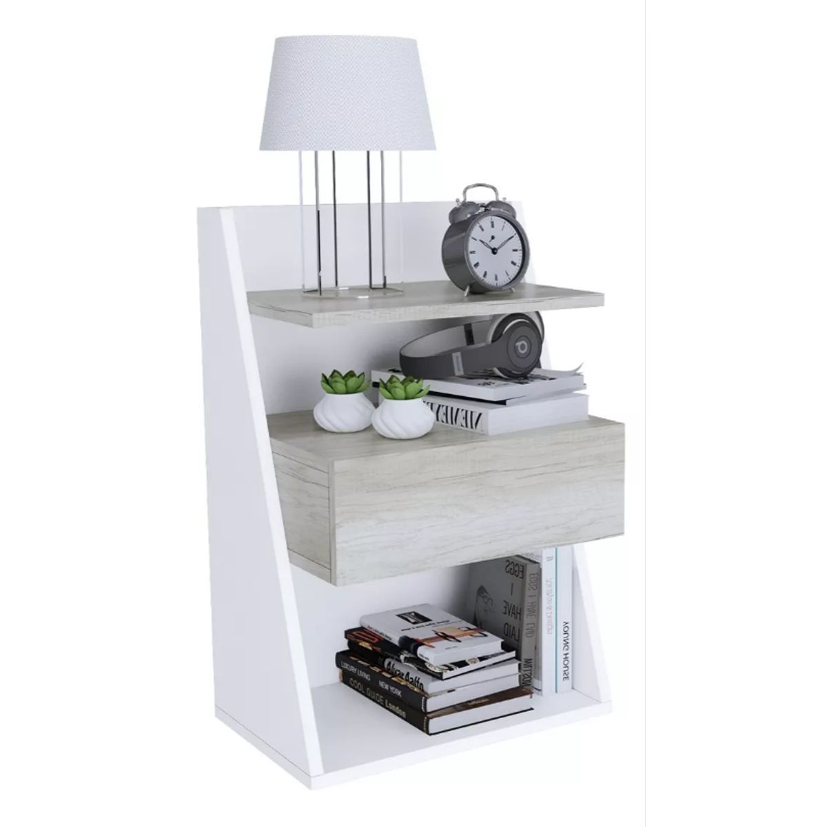 NACION MUEBLES - COMODA NACION MUEBLES VXV COLOR BLANCO