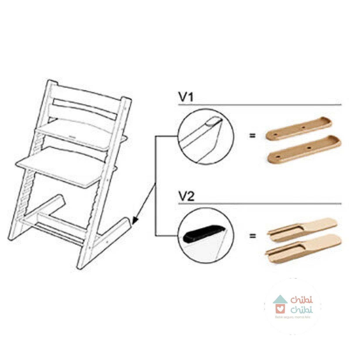CHIBI CHIBI - Silla Evolutiva para comer - Verde