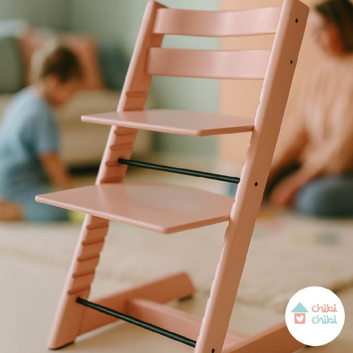 CHIBI CHIBI - Silla Evolutiva para comer - Rosa