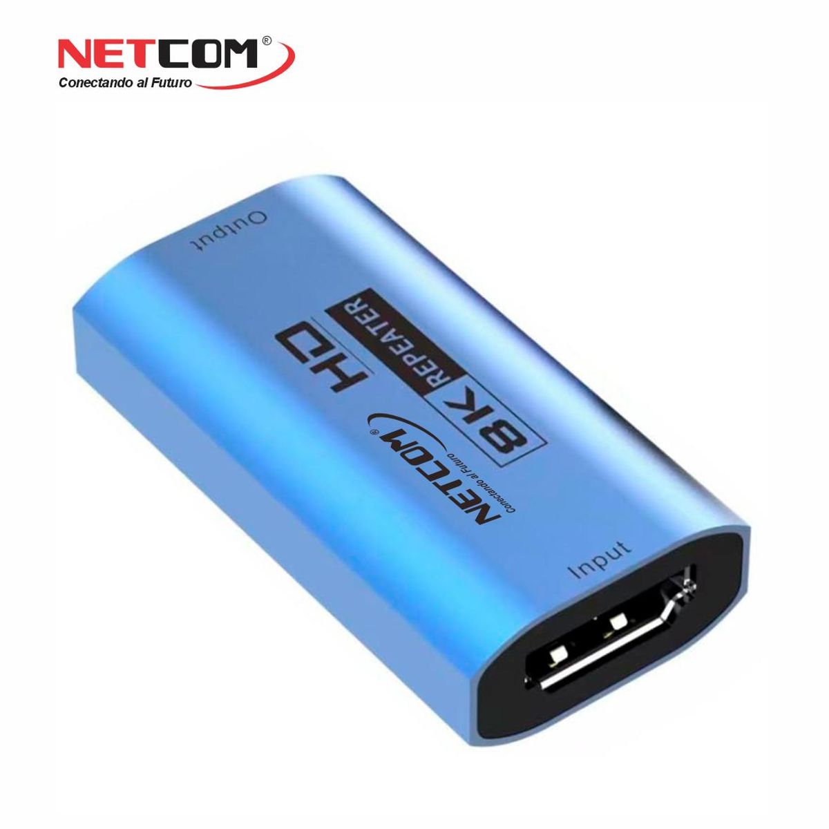 NETCOM - ADAPTADOR UNION HDMI 2.1 AMPLIFICADO ULTRA HD 8K60HZ 4K120HZ NETCOM