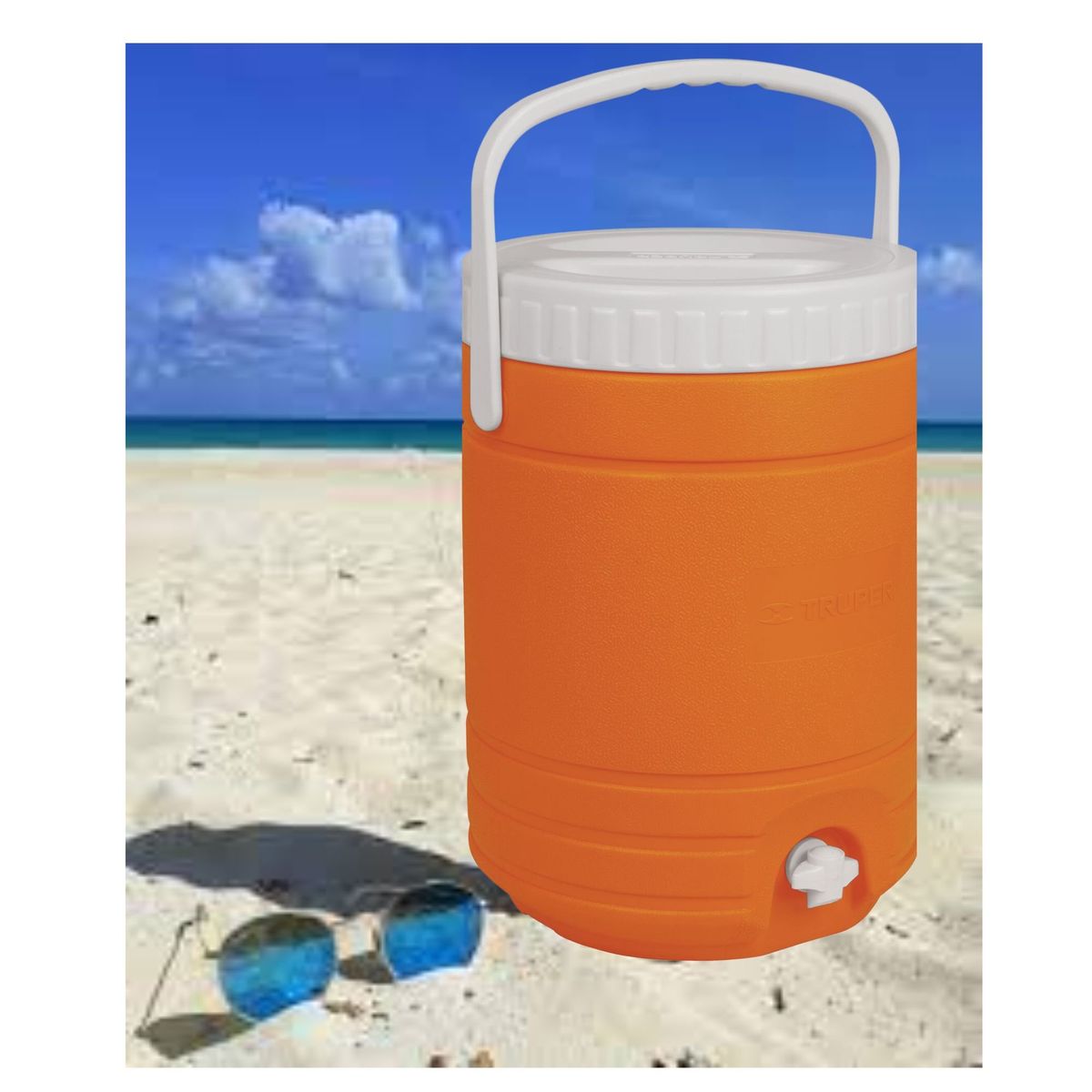TRUPER - Cooler, hielera, Termo de 18 L para bebidas frías, Truper