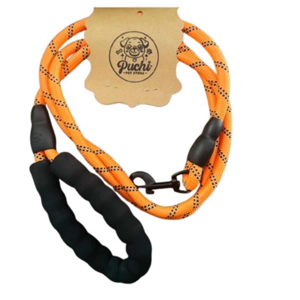 GENERICO - Soga Naranja para Perro Raza Mediana de 180cm