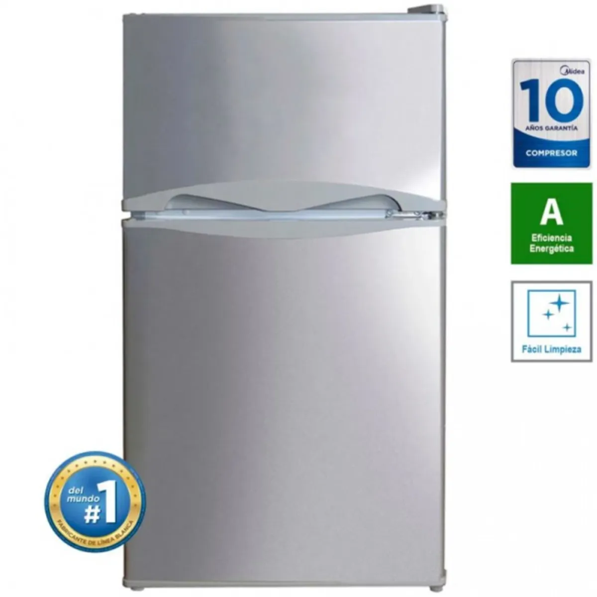 MIDEA - Frigobar 87L silver Midea MRTD04A4NPAAL