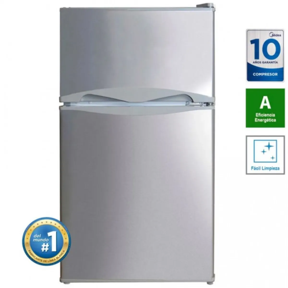 MIDEA - Frigobar 87L silver Midea MRTD04A4NPAAL