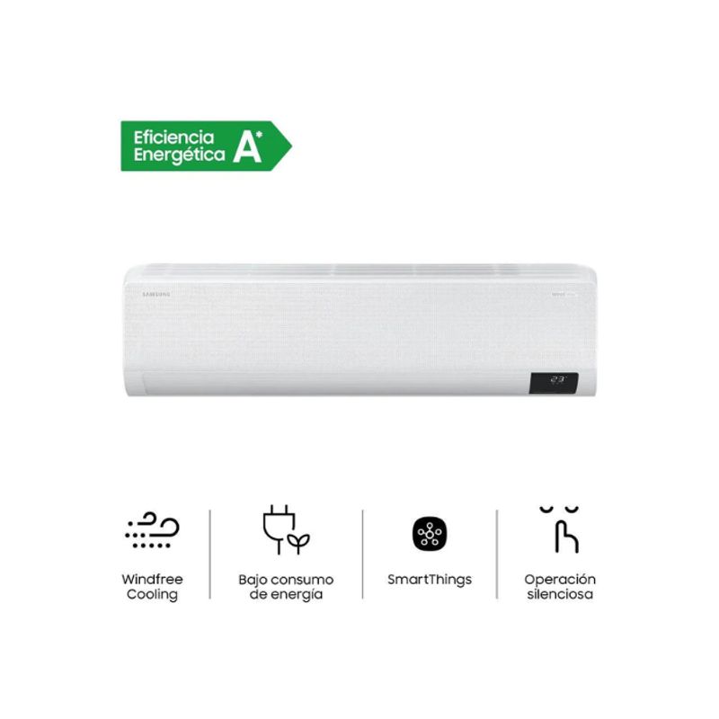 SAMSUNG - Aire Acondicionado pared SAMSUNG 24,000 BTU AR24CVFCMWK/PE